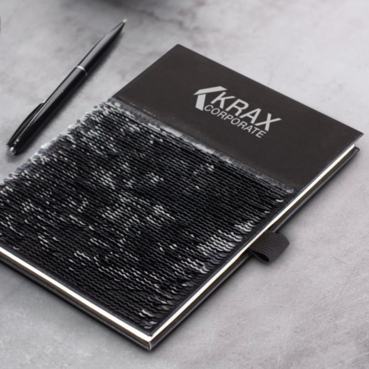 Sequin Notebooks Lifestyle